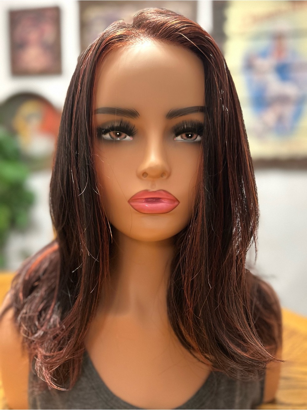 Jon Renau Willow Wig/ 100% Handtied cap/ Chocolate Cherry